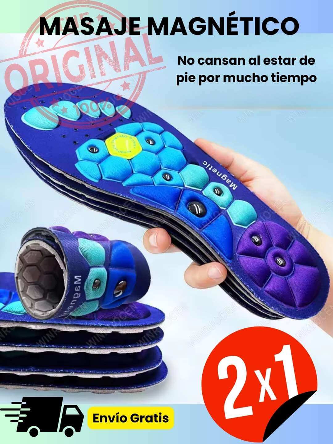 PLANTILLAS MAGNETICAS DE ACUPRESION PREMIUM® - Un apoyo extra para cada paso🌟