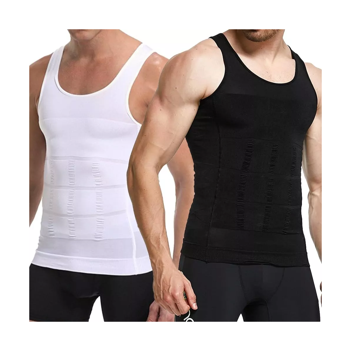 Camiseta D Compresion Adelgazante Premium® - Tu arma secreta para verte más estilizado bajo cualquier ropa.🔥