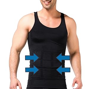 Camiseta D Compresion Adelgazante Premium® - Tu arma secreta para verte más estilizado bajo cualquier ropa.🔥