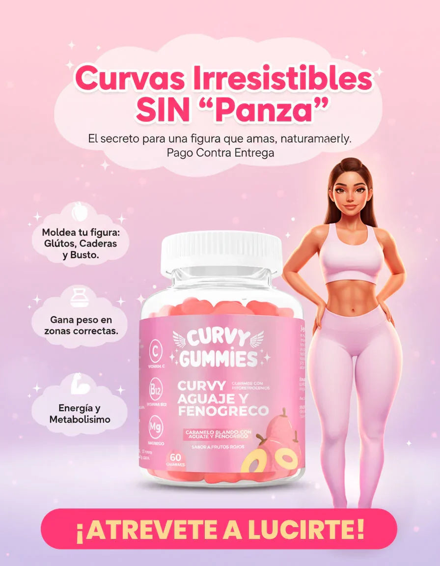 🍑 Curvy Gummies® — Bienestar Femenino que Te Hace Sentirte Más Segura