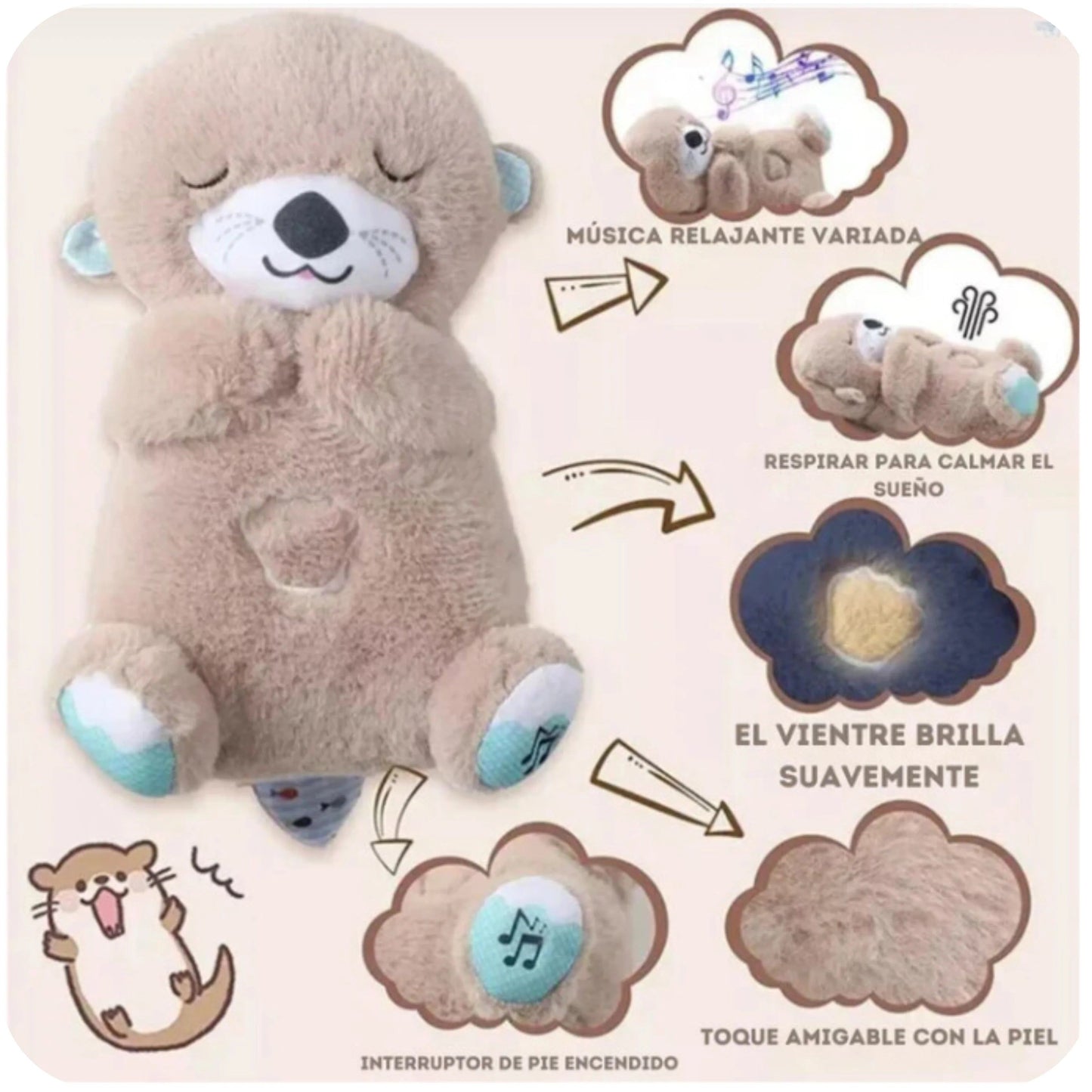 🌬️ Relaja Ansiedad y Estrés al Instante con Nuestro Peluche Terapéutico 😌