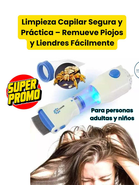 Eliminación Física de Piojos en Minutos® – Sin Químicos, Sin Irritación