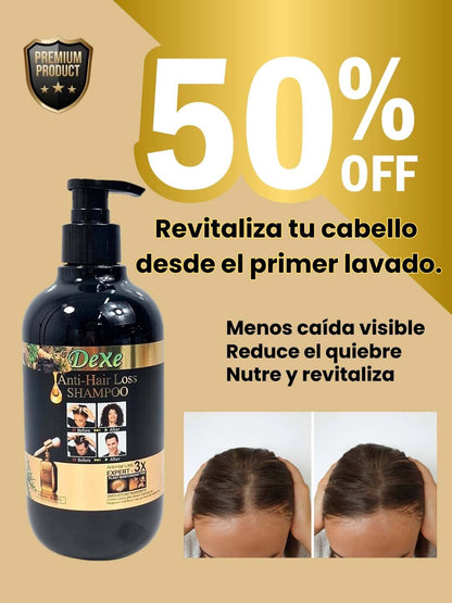 Shampoo Anticaída Dexe Premium®  - 🔥Frena la caída. Recupera tu fuerza.