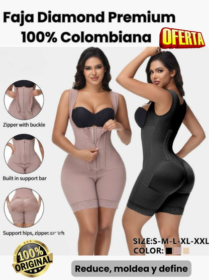 Faja Diamond Premium® 100% Colombiana - Efecto Lipo
